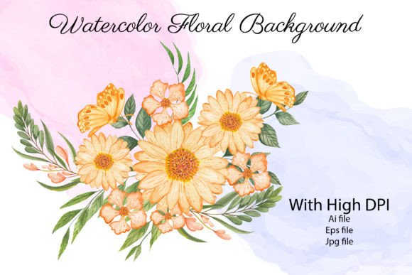 The Allure and Utility of the Watercolor Floral Bouquet with Butterfly
