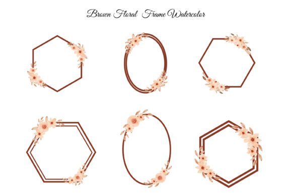 The Art of Design: How Brown Floral Frames Elevate Wedding and Autumn Themes