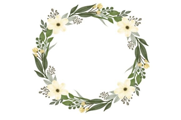 The Elegant Versatility of a White Watercolor Floral Illustration