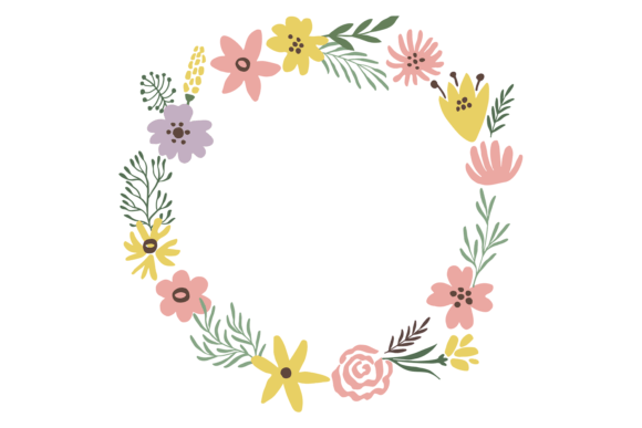 The Power of a Circular Flower Branch Frame