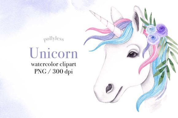 The Ultimate Creative Asset: Your Watercolor Floral Unicorn Clipart PNG