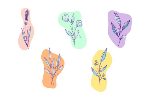 The Versatile Beauty of a Line Art Collection with Floral Elements