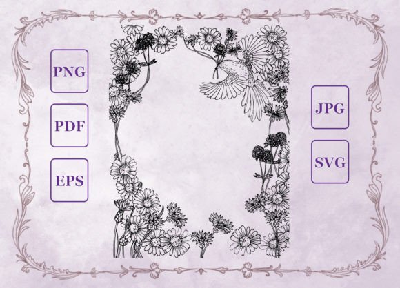 Understanding the Floral Frame Vector Black and White Digital File Bundle