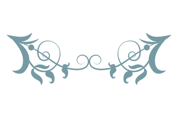 Vintage Floral Divider: A Strategic Design Element for Modern Communication