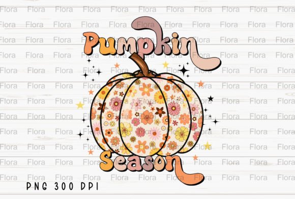 Welcome to Pumpkin Season: Understanding Retro Floral Boho Digital Designs